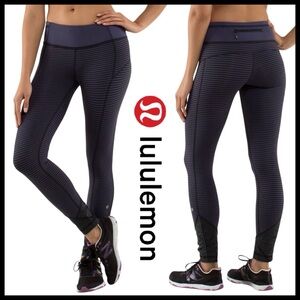 Lululemon Pace Queen Stripe Leggings